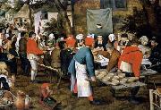 Peasant Wedding Feast Pieter Brueghel the Younger